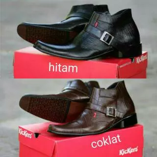 Sepatu Kickers Pria Pantofel Murah Formal Kulit Asli Cowok Pantopel Shoes Leather Premium Keren Gaya