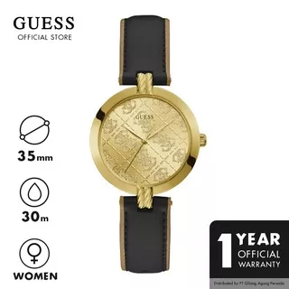 Jam Tangan Guess Original Black & Gold G LUXE - GW0027L1