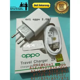 Charger Oppo Ori 100% Oppo F9/F7/F5/F11/A3S/A5S/A7/A12/A15/A52/A92/f3/ Casan Oppo Ori 100% REAL 2.0A charger oppo A15 casan oppo A12 casan A3s casan A5S charger original oppo A15