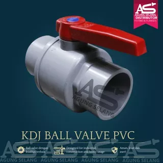 Ball Valve PVC 3/4inch KDJ Taiwan Original 3/4 Stop Kran Keran PVC