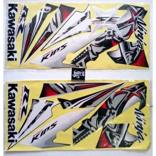 STRIPING MOTOR ATAU STICKER LIS BODY MOTOR KAWASAKI NINJA RR TAHUN 2012 SPESIAL EDITION