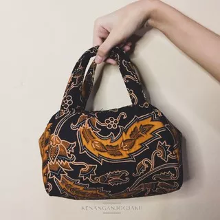 ENTIK BAG (Uk. S) | Tas Jinjing Batik Mini Handle Bag Murah Tas Mukena Etnik Oleh oleh Jogja Kerajinan Souvenir Grosir Craft Yogya Handmade