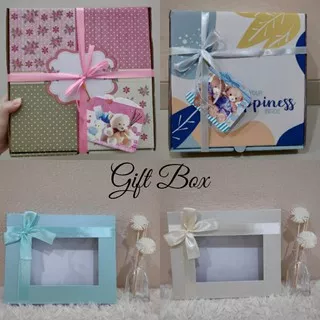 KOTAK KADO HAMPERS BOX HAMPER GIFT BOX MIKA EXCLUSIVE atau KARDUS MOTIF TAMBAHAN JIKA INGIN PAKAI BOX