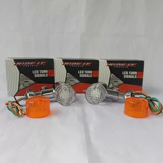 Lampu sein palu bulat reteng palu bulat LED merek RIDE IT import