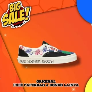 SEPATU VANS ERA MOTHER EARTH MULTICOLOR ORIGINAL | VANS PRIA WANITA | VANS MOTIF BUNGA | VANS WANITA