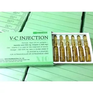 VC Injection Original Thailand Pemutih Pencerah Menghilangkan jerawat kerutan dll