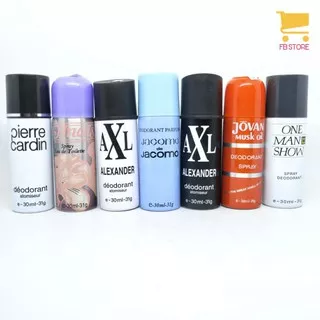 deodorant parfume spray 30ml one man show / pierre cardin / jacomo de jacomo