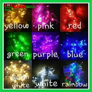 Lampu Natal LED 10 Meter Atau Twinkle Light Atau Lampu Tumblr