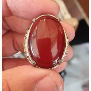 OBRAL HARGA MURAH CINCIN NATURAL BATU AKIK RAFLESIA MADU KRISTAL ANTIK, UNIK TOP HQ