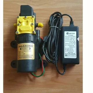 Pompa air dc 12v plus adaptor 3 amper mesin steam mini portable