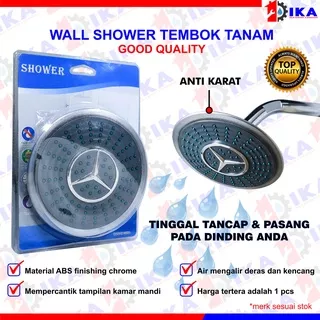 SHOWER TANCAP DINDING / WALL SHOWER TANAM TEMBOK BAHAN ABS PLASTIK DI CHROME MENGKILAP CANTIK TOP