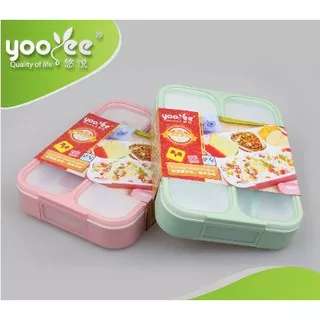 AGB - AYYGRID401 Lunch box Yooyee Grid 4 Sekat, Kotak Makan Murah Batam