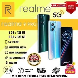 REALME 9 PRO 8/128 GB REALME 9 PRO 6/128 GB REALME 9 PRO 5G 8/128 RESMI REALME
