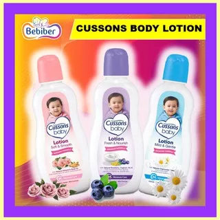 Cussons Baby Body Lotion 100ml & 200ml / Cussons Baby Lotion / Cussons Lotion Kulit Bayi / BEBIBER