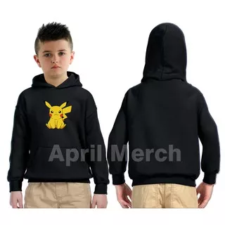 Jaket sweater anak Pikachu