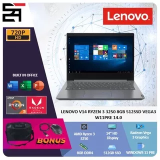 Laptop Lenovo V14 Ryzen 3 3250U 8GB 512GB SSD Radeon 14 Inchi HD