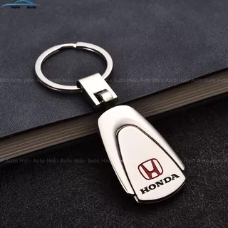 Car Keychain Logo Keychain Stainless Steel Metall  Keychain for Honda