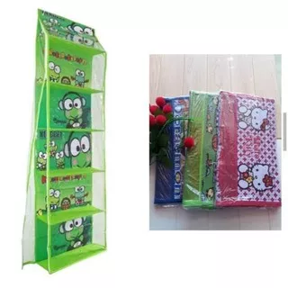 Rak Tas Gantung Karakter / Rak tas full seleting TERMURAH Hanger Bag Organizer