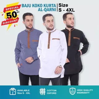 Kemeja Koko Pria Lengan Panjang Katun Oxford Premium Kerah Shanghai Sanghai Kokoh Kurta Pakistan Kombinasi Baju Lebaran 2022 Warna Putih Broken White Cokelat Coco Merah Maroon Navy Hitam Abu Grey Ukuran Big Size S M L XL XXL 3XL 4XL Besar Jumbo Terbaru