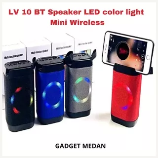 Speaker Bluetooth Wireless LV-10 & 11 + Senter + Lampu LED BT Speaker Lampu Disco