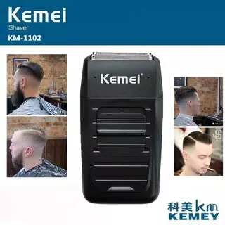 Kemei KM 1102 Alat Cukur Kumis Dan Jenggot Botak Recharger - Shaver/kemei1102 - alat cukur pria