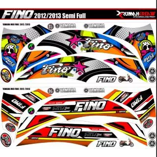 Dekal sticker strping vareasi yamaha fino 2012 2013 motif tribql /3