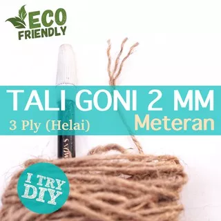 Tali Goni 3 Ply 2 MM Meteran - Tali Rami - Tali Goni Bandung