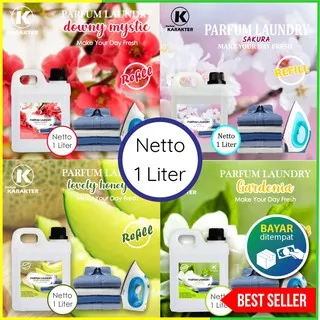 Parfum Laundry Pakaian Ukuran 1 LITER Original Bibit (Snappy  Sakura Ocean Fresh ecotix) | Bisa Cod