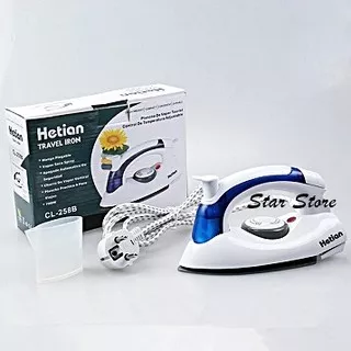 Setrika Uap Lipat Hetian / Hetian Travel Steamer