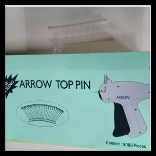 Top Pin/Tag Pin/Tali Hang Tag/Isi Tembakan Merk Arrow - 25Mm Putih Kode 181