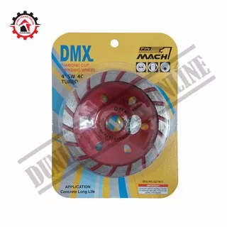 Diamond Cup Wheel DMX 4 4 inch Mata Gerinda Poles Beton