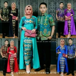 Batik couple asmiranda etnic, batik couple SRG 629,batik couple longcardi pramesti