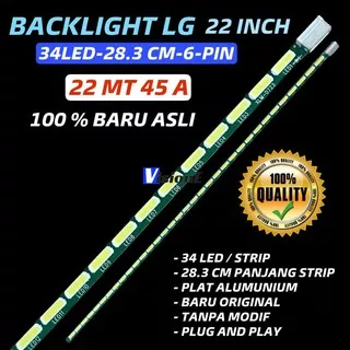 BACKLIGHT TV LG 22 INCH 22MT45 A LED LAMPU BL 22 INC 22MT45A