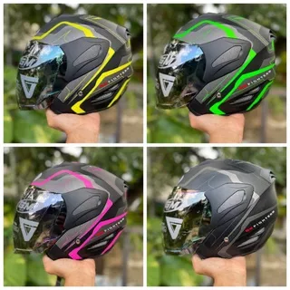 HELM GM FIGHTER MOTIF / GM/ HELM STANDAR/ HELM MOTIF (Berat Hx 1KG)