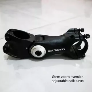 STEM SEPEDA UNTUK STANG OVERSIZE 31.8 ZOOM ADJUSTABLE BISA NAIK DAN TURUN