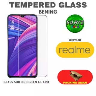 Tempered Glass Screen Protector Clear Anti Gores Pelindung Layar Handphone Tempered Glass Bening Realme 1 2 3 Pro 5 Pro 6 6i 7 7i Pro 8 8i Pro C1 C2 C3 C11 C12 C15 C17 C20 C21 C21y C25 C25y Narzo 10 10a 20a 20 Pro 30 XT X2