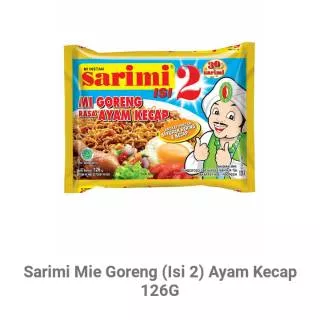 Sarimi Mie Goreng (isi 2) Ayam Kecap 126G