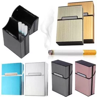 Kotak Roko Elegan Aluminium Cigarette Case || Supplier Grosir Barang Unik Murah Lucu Import - YH006