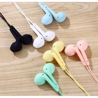 Headset Makaron U19 Samsung Vivo Oppo Xiaomi Asus Lenovo Iphone Alltipe Warna-Warni