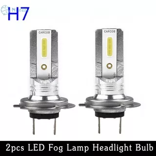 Set Bohlam Led Xenon H7 100w 12v-24v Anti Air Untuk Lampu Depan Mobil