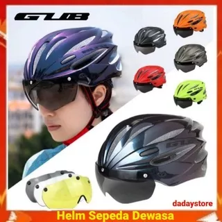 [BISACOD] Helm Sepeda GUB Cycling Visor Aero EPS Magnetic Removable Lens Folding Bike Roadbike Mountain Bike