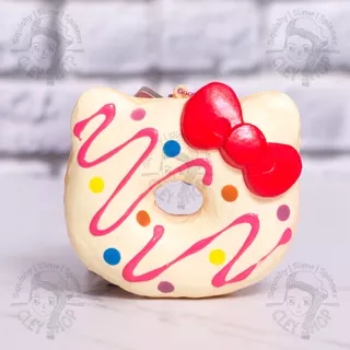 Hello Kitty Vanilla Donut Squishy By Sanrio RARE