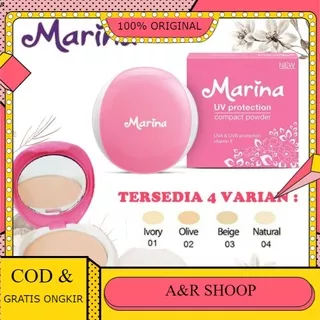 Marina Bedak Padat - Marina Compact Powder 12gr UV Protection