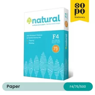 Kertas F4 Natural 75gr Folio, Kertas Legal, Kertas Print & Fotocopy