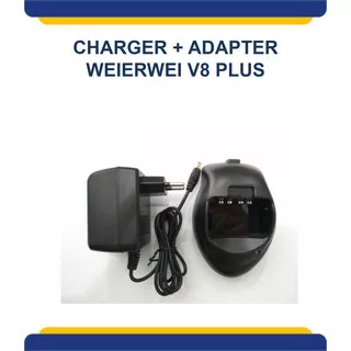 Charger + Adapter Weierwei V8 Plus,dekstop adaptor werwei v8+ v 8 + cas ht uv v8 vev rapid 12,5 v Ch