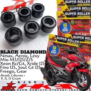 ROLLER RACING BRT AEROX NVX LEXY 9 11 13 GRAM LOLER LEXI YAMAHA LEXI ROLER AEROX BRT NVX ROLLER NMAX SILANG XEON ECERAN ROLLER RACING MIO M3 MIO Z XRIDE 125 FINO SOUL GT 125 AEROX 155 NOT KAWAHARA CLD KTC