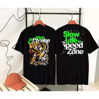 kaos distro/atasan pria/kaos pria/kaos RACING NINJA 2 STROKE