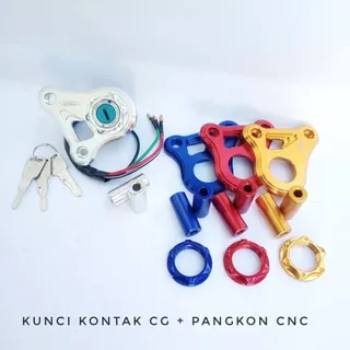 KUNCI KONTAK HONDA CG 125 CB KABEL 4 MOS PLUS PANGKON CNC