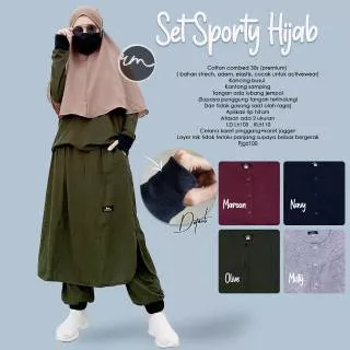 Set sporty hijab (HABIS)