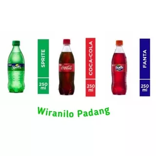 Sprite, Coca - Cola,  Fanta Per Pack 12 Pcs 250 ml - Wiranilo Padang